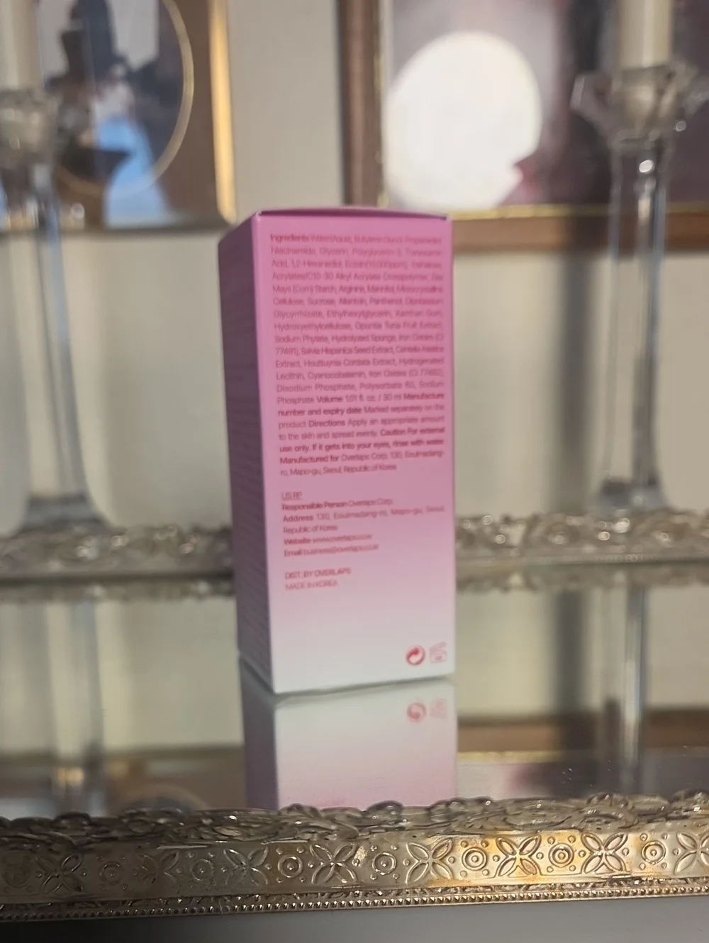 overlaps pink desert